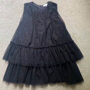 NWOT!! Amable by Mable Black Tulle Tank Top Mini Dress — Size Medium!!